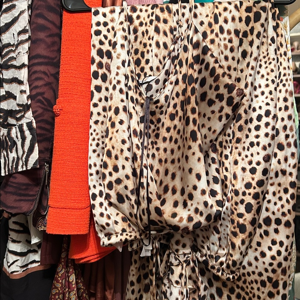 Zara Cheetah Satin Pjs